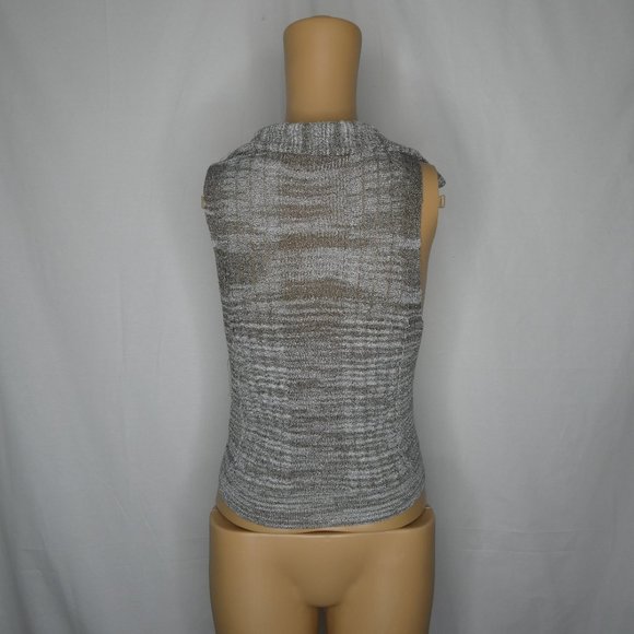 Free People Dots & Dashes Sweater Tank Plunge Neck - Picture 9 of 9